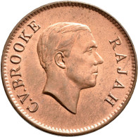 Malaysia: SARAWAK: 1 Cent 1937 H. KM# 18. Vorzüglich - Stempelglanz. - Malasia