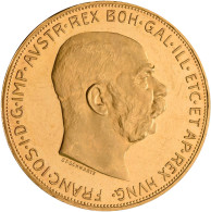 Österreich - Anlagegold: Franz Joseph I. 1848-1916: 100 Kronen 1915 (NP), KM# 28 - Oesterreich