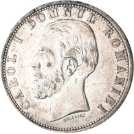 Rumänien: Carol I. 1866-1881-1914: 5 Lei 1880 B. KM# 12. Kratzer Und Randfehler, - Rumania