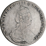 Russland: Katharina II. 1762-1796: Rubel 1780 St. Petersburg; 22,68 G, Davenport - Russland