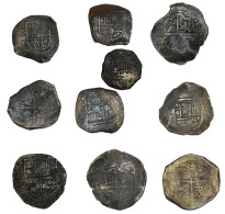 Spanien: Lot 10 X Schiffsgeld; 4 Und 8 Reales, 17. Jahrhundert, Schön - Sehr Sch - Autres & Non Classés