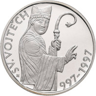 Tschechien: 200 Kc 1997 - 200 Kč 1997 1.000 Todestag St. Adalbert. / Sv. Vojtěch - Czech Republic