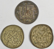 Altdeutschland Und RDR Bis 1800: Lot 3 Stück; Regensburg 1 Kreuzer 1706, 1 Kreuz - Autres & Non Classés