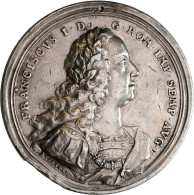 Haus Habsburg: Franz I. 1745-1765: Silbermedaille 1745, Auf Seine Krönung Zum De - Altri – Europa