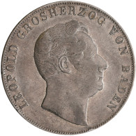 Baden: Karl Leopold Friedrich 1830-1852: Doppelgulden (Zwei Gulden) 1850. AKS 91 - Autres & Non Classés