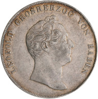 Baden: Karl Leopold Friedrich 1830-1852: Lot 2 Stück; Gulden 1838, 1839, AKS 92, - Other & Unclassified