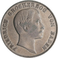 Baden: Friedrich I. 1852-1907: Taler 1858 (Vereinstaler). AKS 123, Jaeger 79, Th - Autres & Non Classés