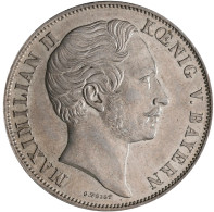 Bayern: Maximilian II. Joseph 1848-1864: Doppelgulden 1853 (Zwey Gulden). AKS 15 - Sonstige & Ohne Zuordnung