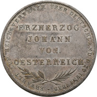 Frankfurt Am Main: Freie Stadt: Doppelgulden 1848, Auf Die Wahl Von Erzherzog Jo - Other & Unclassified