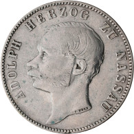 Nassau: Adolph 1839-1866: Taler 1863 (Vereinstaler), AKS 64, Jaeger 62, Thun 236 - Otros & Sin Clasificación