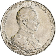 Preußen: Wilhelm II. 1888-1918: Lot 2 Münzen: 2 Mark Und 3 Mark 1913 (J. 111 + J - Taler En Doppeltaler