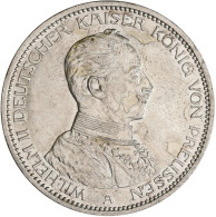 Preußen: Wilhelm II. 1888-1918: Lot 2 Münzen: 3 Mark + 5 Mark 1914 (J. 113 + J. - Taler Et Doppeltaler