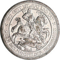 Preußen: Wilhelm II. 1888-1918: 3 Mark 1915 Mansfelder Bergbau, Jaeger 115, Flec - Taler En Doppeltaler