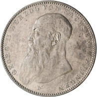 Sachsen-Meiningen: Georg II. 1866-1914: 5 Mark 1902 D, Jaeger 153b. Kleine Kratz - Taler Et Doppeltaler