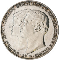 Sachsen-Weimar-Eisenach: Wilhelm Ernst 1901-1918: 5 Mark 1903 A, Auf Die Hochzei - Taler Et Doppeltaler