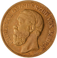Baden - Anlagegold: Friedrich I. 1852-1907: 10 Mark 1873 G, Jaeger 183. 3,92 G, - 5, 10 & 20 Mark Or