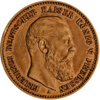 Preußen - Anlagegold: Friedrich III. 1888: 10 Mark 1888 A, Jaeger 247. 3,97 G, 9 - 5, 10 & 20 Mark Goud