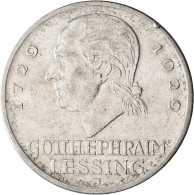 Weimarer Republik: 5 Reichsmark 1929 J, Lessing, Jaeger 336, Kleiner Randfehler, - Otros & Sin Clasificación