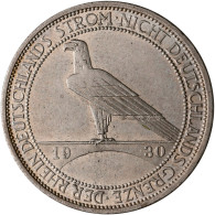 Weimarer Republik: 3 Reichsmark 1930 A, Rheinlandräumung, Jaeger 345, Vorzüglich - Other & Unclassified