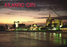 UNITED STATES, NEW JERSEY, ATLANTIC CITY, LANDSCAPE, PANORAMA, SKYLINE, CASINOS, HOTELS, SHOPS, ATLANTIC OCEAN - Atlantic City