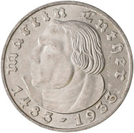 Drittes Reich: 5 Reichsmark 1933 F In Sehr Schön + 2 Reichsmark 1933 D In Vorzüg - Otros & Sin Clasificación