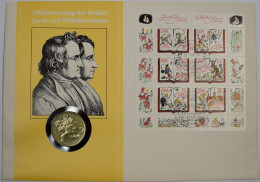 DDR: 20 Mark 1986, Jacob Und Wilhelm Grimm, Jaeger 1607. Als Numisbrief DDR Nr. - Autres & Non Classés