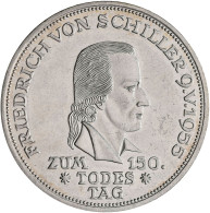 Bundesrepublik Deutschland 1948-2001: 5 DM 1955 F, Friedrich Schiller, Jaeger 38 - Sonstige & Ohne Zuordnung