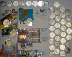 Bundesrepublik Deutschland 1948-2001: Sammlung Mit 3 X 5 DM Und 38 X 10 DM. Dabe - Andere & Zonder Classificatie