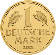 Bundesrepublik Deutschland 1948-2001 - Goldmünzen: Goldmark 2001 D (München), Ja - Otros & Sin Clasificación