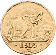 Deutsch-Ostafrika: 15 Rupien 1916 T, Tabora. 7,16 G, 900/1000 Gold, Geprägt Mit - German East Africa