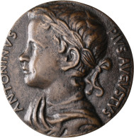 Medaillen Alle Welt: Italien, Rom: Bronzegussmedaille 1466, Auf Den Römischen Ka - Non Classés