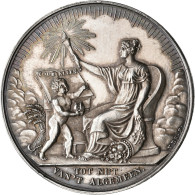 Medaillen Alle Welt: Niederlande: Silbermedaille 1834, Signiert VDK, Auf Das 50j - Non Classés