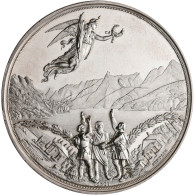 Medaillen Alle Welt: Schweiz, Silbermedaille 1891 Von A. Schnyder Auf Die 600-Ja - Non Classificati