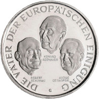 Medaillen Deutschland - Personen: Adenauer, Konrad: Platinmedaille An Die Väter - Altri & Non Classificati