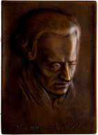 Medaillen Deutschland - Personen: Kant, Immanuel *1724 +1804, Philosoph. Bronzep - Sonstige & Ohne Zuordnung