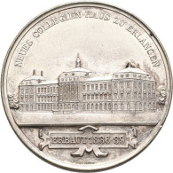 Medaillen Deutschland - Geographisch: Erlangen: Versilberte Bronzemedaille 1889 - Altri & Non Classificati