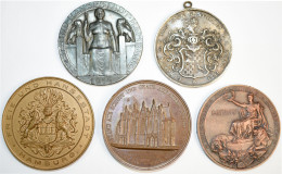 Medaillen Deutschland - Geographisch: Hamburg: Lot 5 Medaillen; Bronzemedaille 1 - Otros & Sin Clasificación
