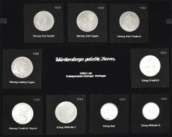 Medaillen Deutschland - Geographisch: Württemberg: Set Von 21 Feinsilber-Replike - Altri & Non Classificati