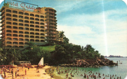 MEXIQUE - Acapulco - Hôtel Et Plage De Caleta - Colorisé - Animé - Carte Postale Ancienne - Mexico