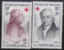 France  .  Y&T   .    1126/1127    .   **    .    Neuf Avec Gomme Et SANS Charnière - Unused Stamps