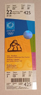 Athens 2004 Olympic Games - Wrestling Freestyle Unused Ticket, Code: 425 - Kleding, Souvenirs & Andere
