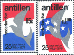 159072 MNH ANTILLAS HOLANDESAS 1979 25 ANIVERSARIO DE LA CONSTITUCION - Antillen