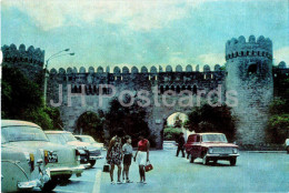 Baku - The View Of The Shemakha Gates Of The Fortress - Car Volga Moskvich - 1972 - Azerbaijan USSR - Unused - Azerbaigian