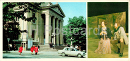 Chisinau - Pushkin State Academic Musical And Drama Theatre - Opera La Boheme - Car Zhiguli 1980 - Moldova USSR - Unused - Moldova