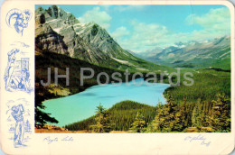 Peyto Lake - Old Postcard - 1956 - Canada - Used - Niagara Falls