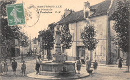 78-SARTROUVILLE- LA PLACE DE LA FONTAINE - Sartrouville