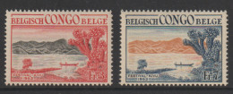 Belgisch Congo Belge - 1952 - OBP/COB 325-326 Kivu Landschappen - MNH/**/NSC - Ongebruikt