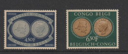Belgisch Congo Belge - 1952 - OBP/COB 327-328 25ste Verjaardag Konk.Instituut  - MNH/**/NSC - Ongebruikt