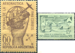 283148 MNH ARGENTINA 1946 SEMANA DE LA AERONAUTICA - Nuovi