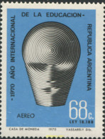 283483 MNH ARGENTINA 1970 AÑO INTERNACIONAL DE LA EDUCACION - Nuovi